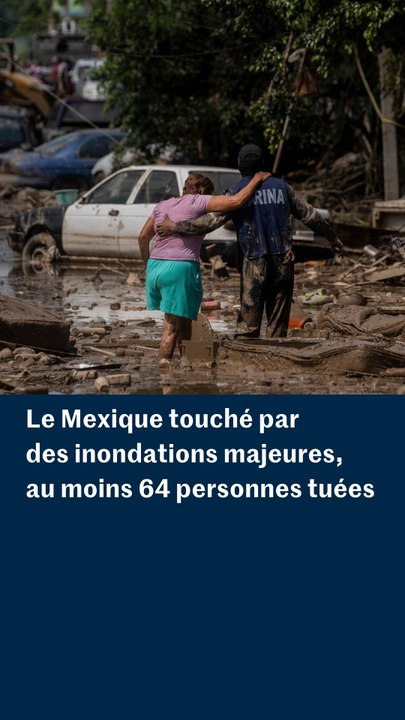 Mexique : les images des inondations meurtrières dans le pays
