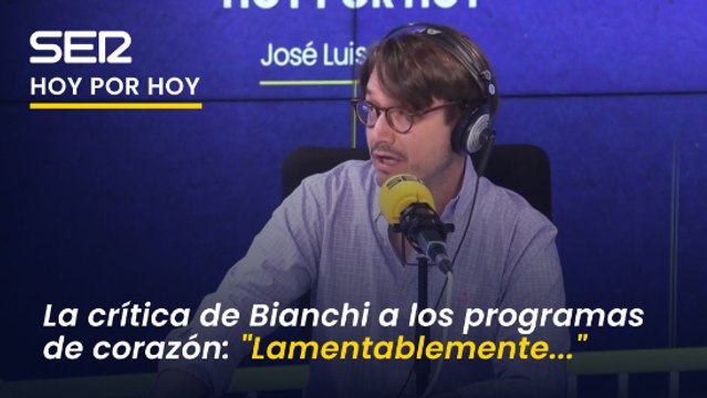 Martín Bianchi: En los programas de corazón se sigue frivolizando con la violencia machista y los malos tratos