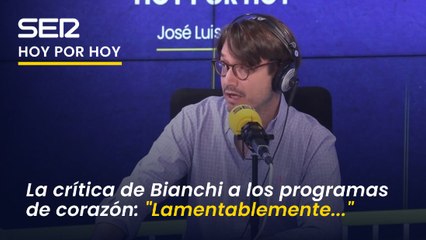 Martín Bianchi: "En los programas de corazón se sigue frivolizando con la violencia machista y los malos tratos"