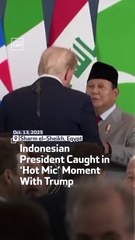 Indonesian President  Caught in ‘Hot Mic’ Moment With Trump