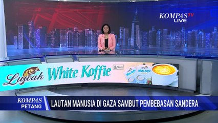 Warga Gaza Rayakan Gencatan Senjata, 2.000 Tahanan Palestina Dibebaskan | KOMPAS PETANG