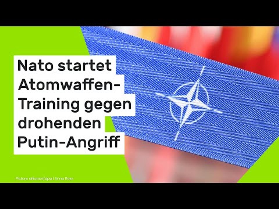 'Steadfast Noon': Nato startet Atomwaffen-Training gegen drohenden Putin-Angriff