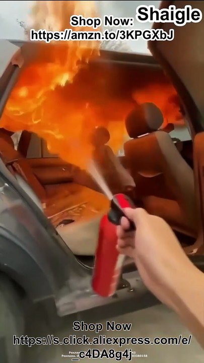 Special Car Fire Extinguisher – Compact Auto Safety Device | Portable Vehicle Fire Protection for Engine, Electrical & Fuel Fires