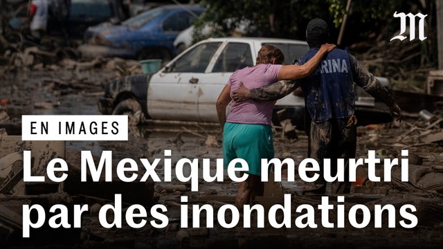 Mexique : les images des inondations meurtrières dans le pays