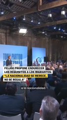 Feijóo propone elevar el nivel de exigencia cultural y lingüístico para obtener la nacionalidad española