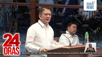 Kampo ni Sen. Escudero, naghain ng manifestation kaugnay sa P30M campaign donation na natanggap sa contractor | 24 Oras