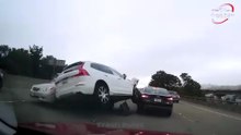 Highway Chaos SUV Loses Control After Sudden Lane Change| CRASH PULSE