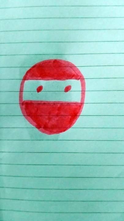 Viso ninja  rosa
