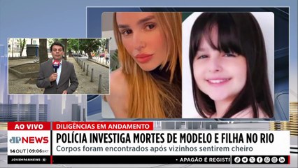 Polícia investiga morte de influenciadora e filha no Rio de Janeiro