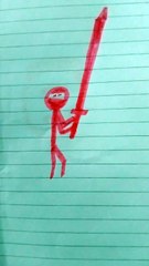 Ninja  rosa all attacco