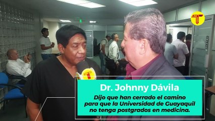 POSTGRADOS PARA LA FACULTAD DE MEDICINA DE LA UNIVERSIDAD DE GUAYAQUIL ESTÁN BLOQUEADOS