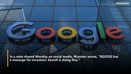 Google Sends Clear Message To Investors Ahead Of Earnings- AI Isn't Killing Search — It's Making It Stronger, Says Gene Munster