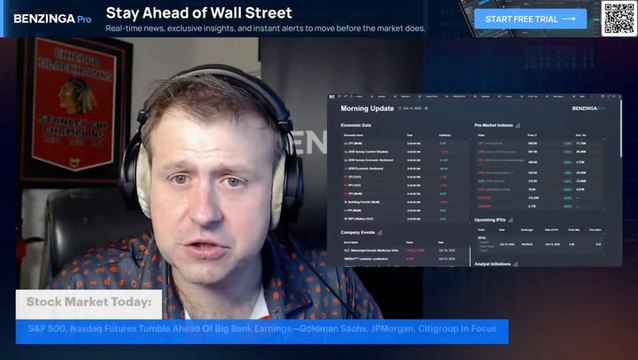 Stock Market News Today | Big Bank Earnings—Goldman Sachs, JPMorgan, Citigroup In Focus | Oct 14