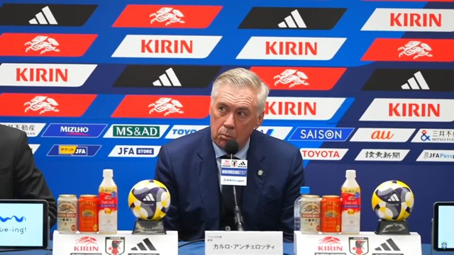 COLETIVA DA SELEÇÃO BRASILEIRA: ANCELOTTI ANALISA DERROTA PARA O JAPÃO POR 3-2