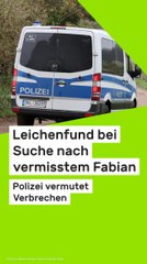 No Glomex Vermisstenfall in Güstrow (Mecklenburg-Vorpommern): Leichenfund bei Suche nach vermisstem Fabian (8) - Polizei vermutet Verbrechen