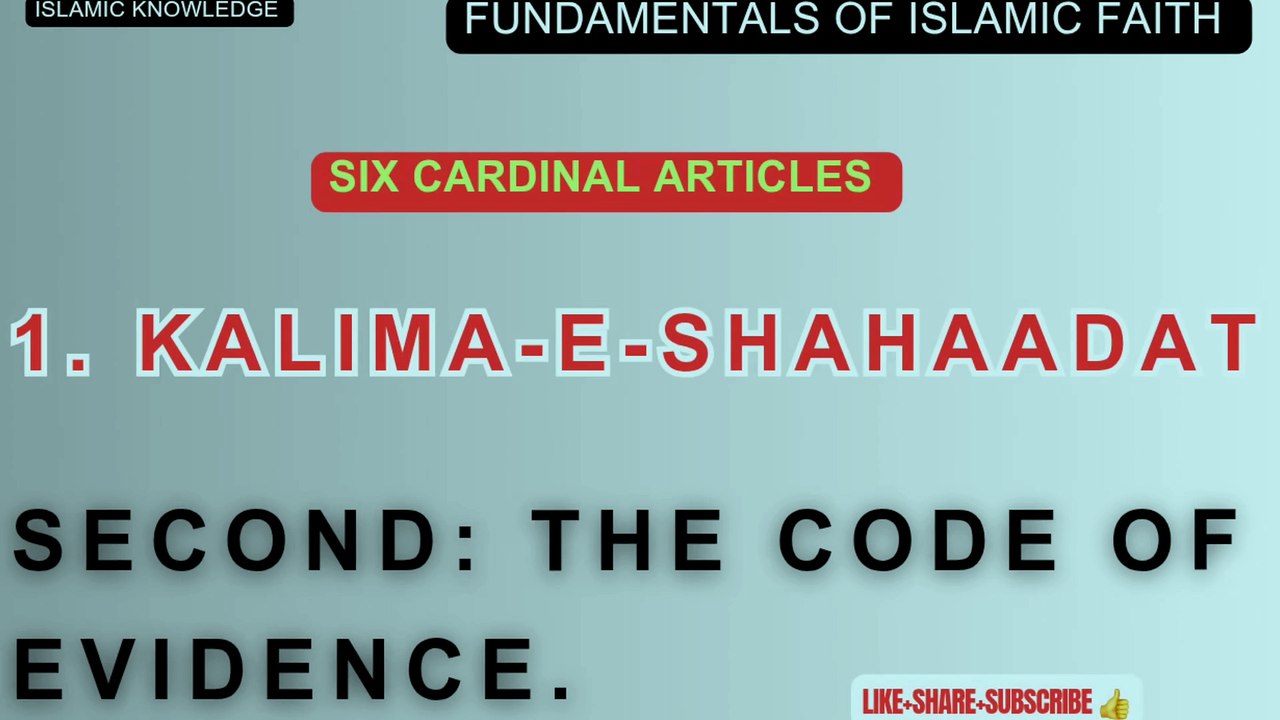 Kalima-e-Shahaadat