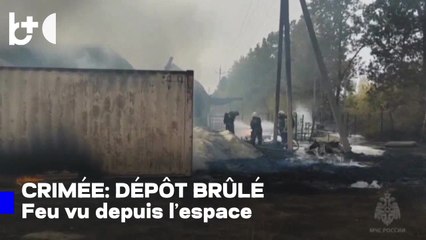 Raffinerie russe en flammes / Feu visible depuis l'espace, l'Ukraine punit la Russie