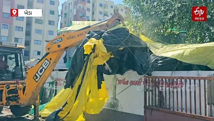 નડિયાદમાં લોકોને લલચાવીને ધર્માંતરણની પ્રવૃત્તિ કરાતા સ્થળ પર બુલડોઝર ફરી વળ્યું