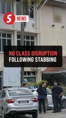 School stabbing: Classes to continue as usual for now, says Education DG