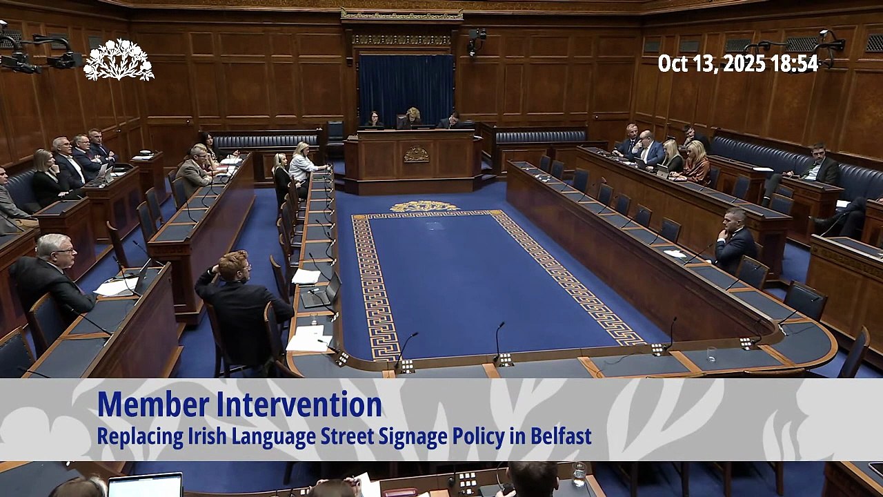 Defacement of ‘Londonderry’ signs raised after anti-Irish language vandals take angle-grinder to Belfast street sign