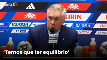 ‘Melhor agora do que na Copa do Mundo’, diz Carlo Ancelotti após derrota para o Japão