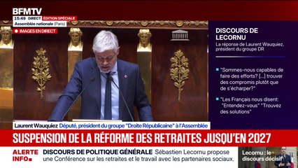 Laurent Wauquiez veut "arrêter l'assistanat et revaloriser le travail" qui, selon lui, "ne paye pas"