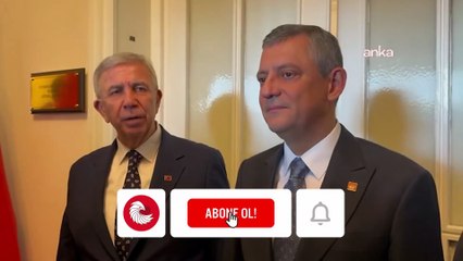 Özgür Özel’i TBMM’de ziyaret eden Mansur Yavaş ABB soruşturmasına ilişkin açıklama yaptı