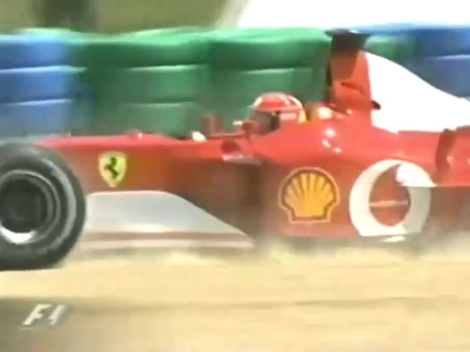 F1 – Michael Schumacher (Ferrari V10) laps in qualifying – France 2002