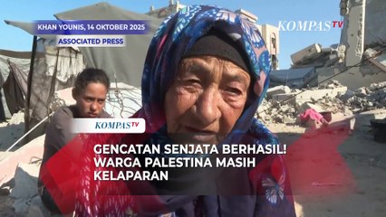 Gencatan Senjata Berhasil! Warga Palestina Mengaku Masih Kelaparan dan Tidak Punya Tenda