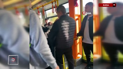 Bursa'da alkollü olduğu iddia edilen kişi metroyu birbirine kattı