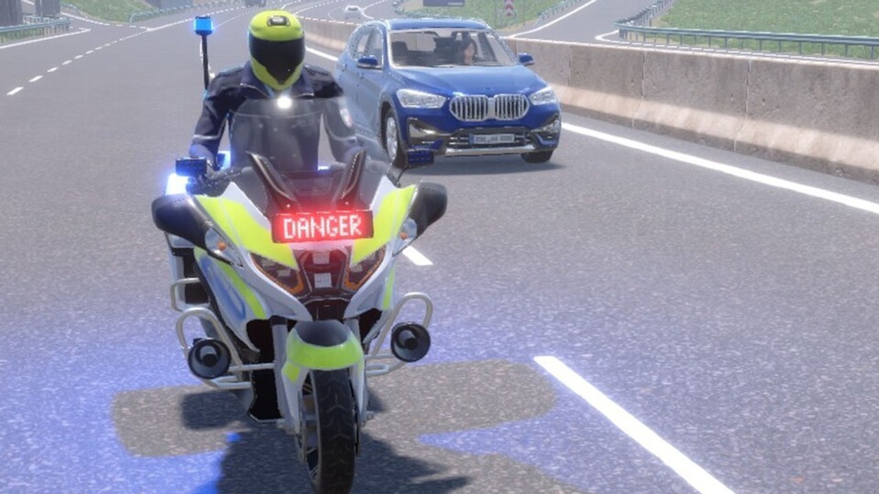 Ab aufs Motorrad: Im Autobahn Polizei Simulator 3 könnt ihr euch jetzt aufs Polizei-Bike schwingen