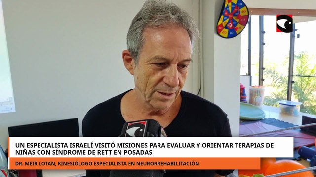 Un especialista israelí visitó Misiones para evaluar terapias de niñas con síndrome de Rett