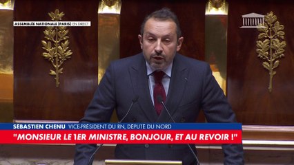Sébastien Chenu : «Vous avez ruiné notre pays M. le Premier ministre.»