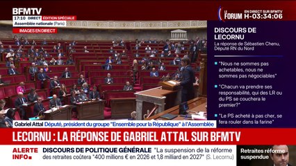 Gabriel Attal, président du groupe (Ensemble pour la République) à l'Assemblée nationale: "Nous sommes prêts à faire des compromis"