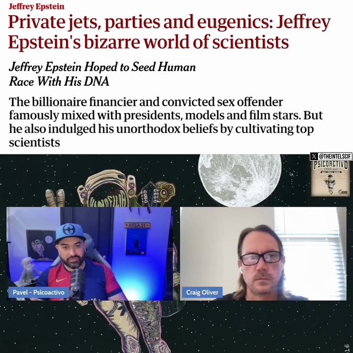 EPSTEIN OBSESSED WITH ANTIGRAVITY TECH as Eric Weinstein blows the lid off ...