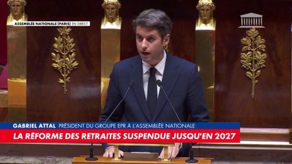 Gabriel Attal : «Ce qui compte, ce sont les Français.»