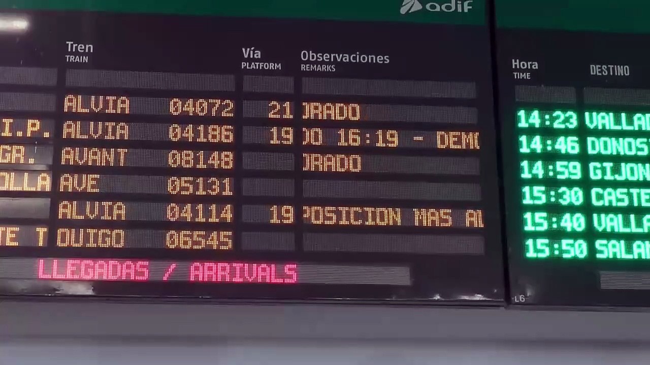 Restablecido el tráfico de la línea Madrid-Valladolid con 15 trenes afectados