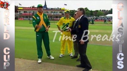 1999 CWC - Australia v South Africa - Super Six Classic - Gibbs Drops the 'WORLD CUP'