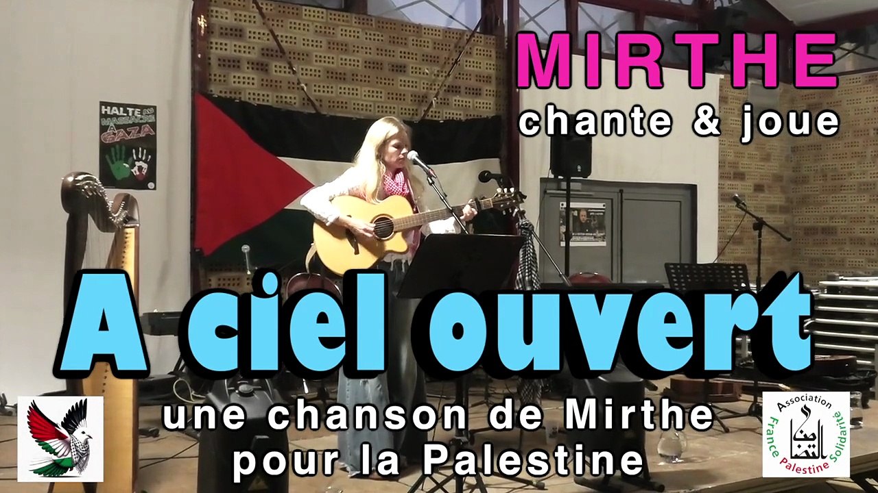 A CIEL OUVERT par MIRTHE, concert de soutien à la Palestine à Carhaix 29