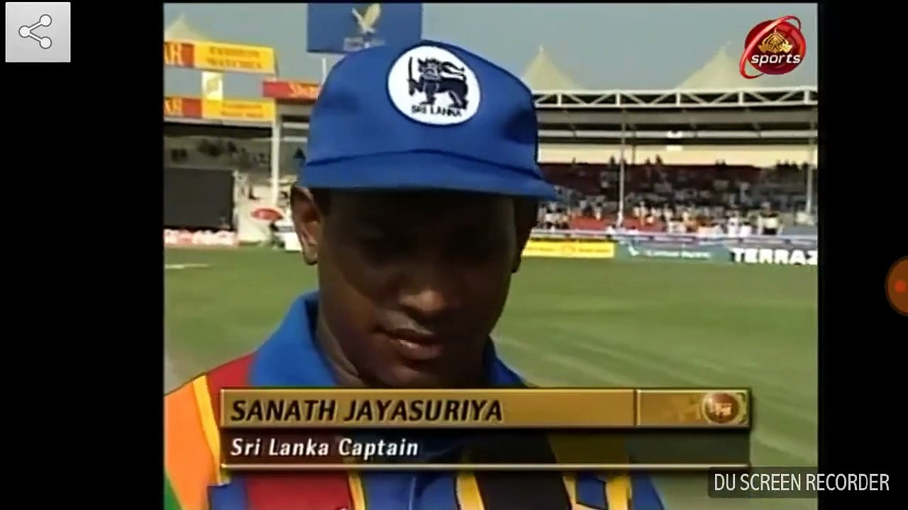 Sharjah cup 1999 final Pakistan vs Sri Lanka