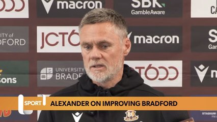 “We’ve ticked a lot of boxes! | Graham Alexander | Bradford City