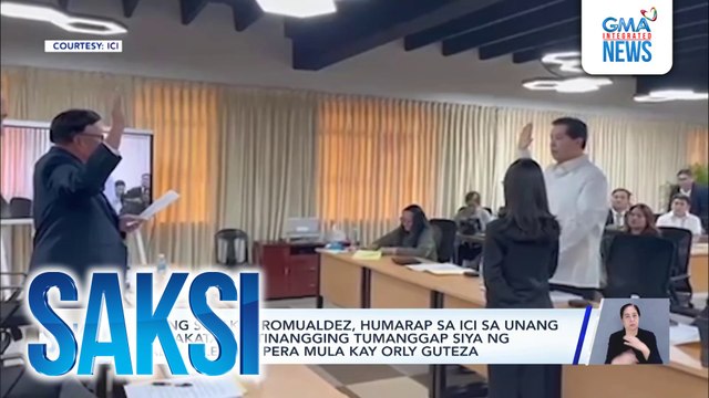 Dating Speaker Romualdez, humarap sa ICI sa unang pagkakataon; itinangging tumanggap siya ng male-maletang pera mula kay Orly Guteza | Saksi