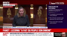 Mathilde Panot, présidente LFI, déclare que le parti "censurera" le Premier ministre, ensuite "ça sera soit la démission ou la destitution" d'Emmanuel Macron