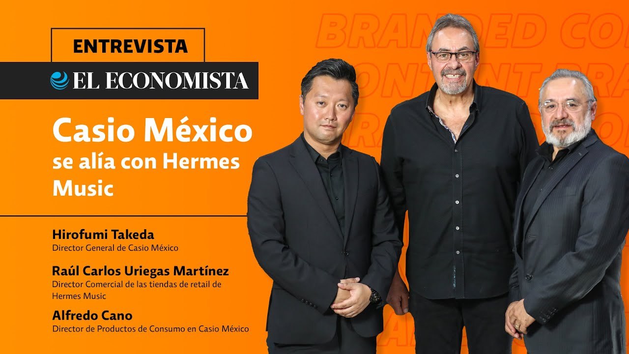 Casio fortalece su presencia en México con Hermes Music