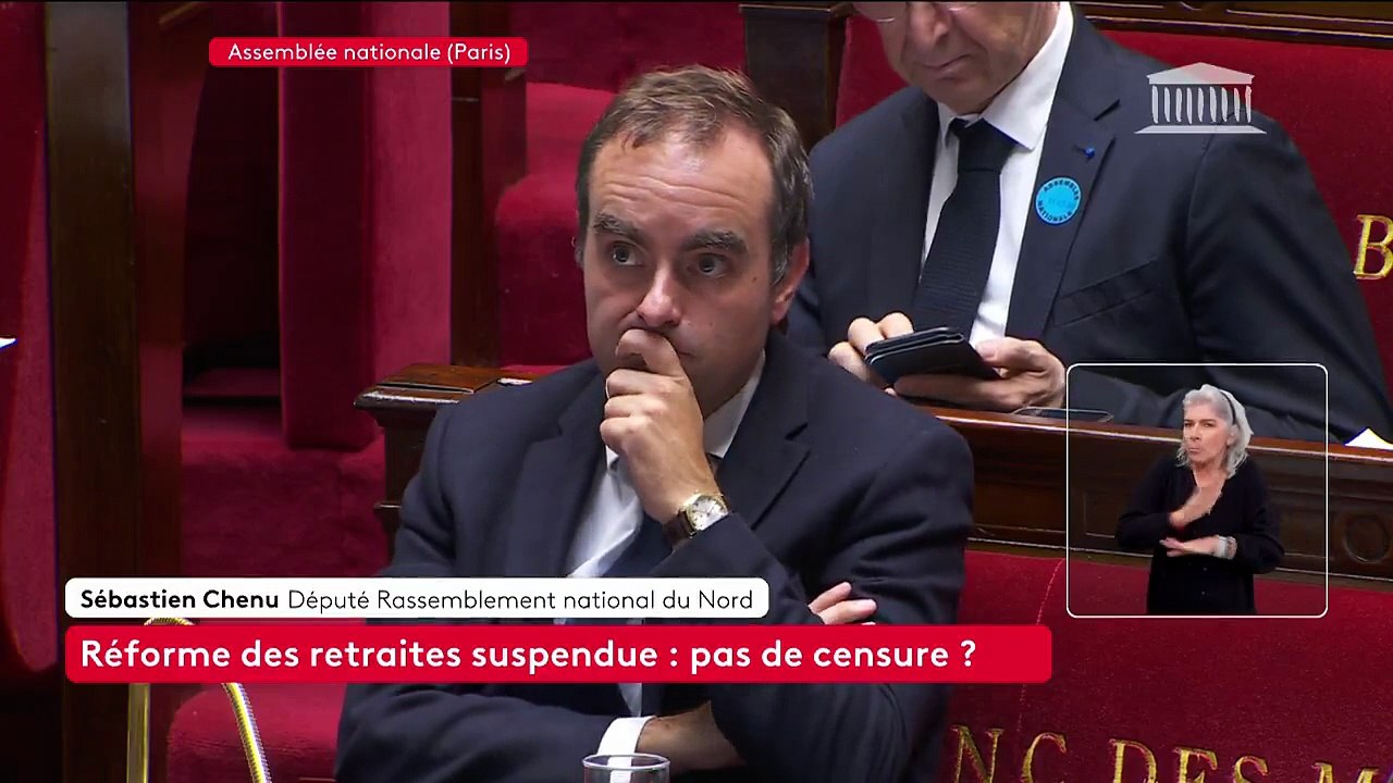 Sébastien Chenu du RN  sur la motion de censure : “ Le PS acheté à pas cher, sera roulé dans la farine."