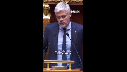 Marine Le Pen quitte l'hémicycle pendant le discours de Wauquiez