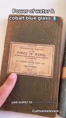 Power of water and cobalt blue glass for plant growth 🌞🌞 like electroculture