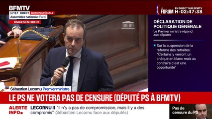 "La seule chose que je ne peux pas accepter, c'est de dire que la France a participé à un génocide à Gaza": Sébastien Lecornu répond à LFI à l'Assemblée nationale