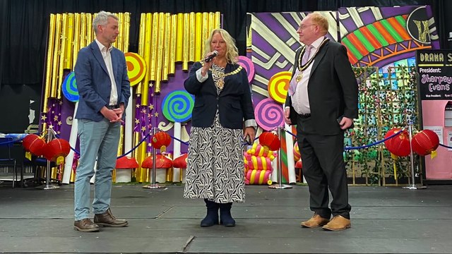 Performers showcase their Kung Fu skills, adding energy and excitement to the day’s events