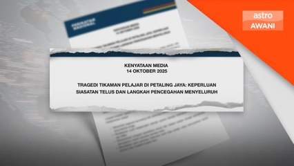 Nilai semula prosedur keselamatan di sekolah - PN